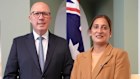 Rattan Virk, Liberal candidate for Greenway, with opposition leader Peter Dutton