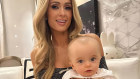 Paris Hilton with baby Phoenix Barron Hilton Reum.