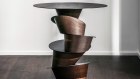 Dylan Farrell Rachis' side table was on display in Milan.