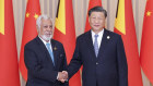 China’s President Xi Jinping meets Timor-Leste’s Prime Minister Xanana Gusmao in Hangzhou on Saturday.