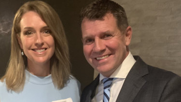 Former premier Mike Baird is supporting television reporter-turned-executive Kellie Sloan to replace Gladys Berejiklian.
