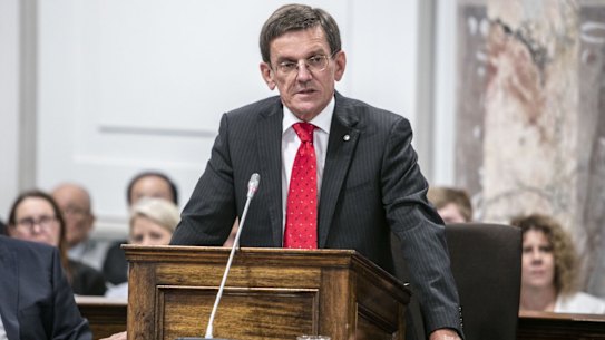 Opposition leader Peter Cumming  questioned the delay on replacing Adrian Schrinner's ward.