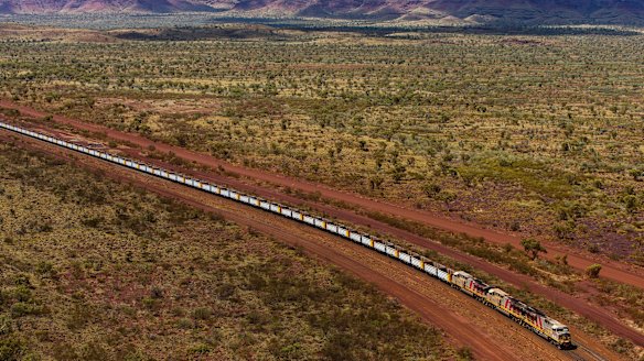 Rio Tinto\'s automated Pilbara iron ore trains have delivered their first load.