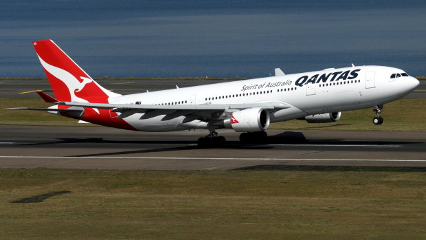 Qantas said its international  business continued to improve.