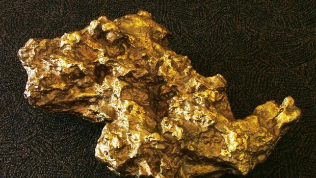 Gold hit a near nine-year high overnight. 