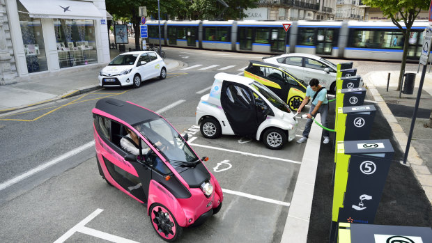 Toyota's i-Road EV.