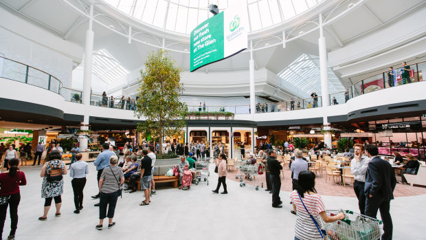 The shopping centre operator said it would plough the proceeds into what it called "transformative developments" including The Glen in Melbourne.