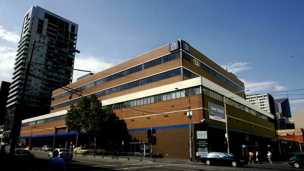 The Age building was demolished to make way for new towers on the corner of Spencer and Lonsdale Street. 