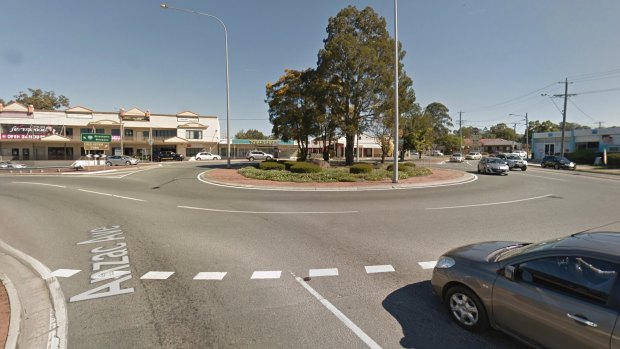 The Petrie roundabout connecting Gympie Road, Dayboro Road and Anzac Avenue.