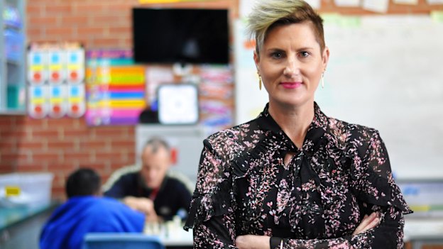 Acting principal youth education services Sandra Dusz runs classrooms catering to students of very different abilities.