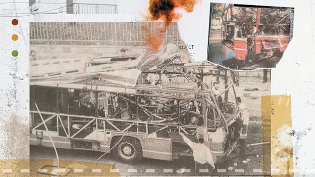 The explosion killed four passengers and injured more than 100 people in the vicinity. 
