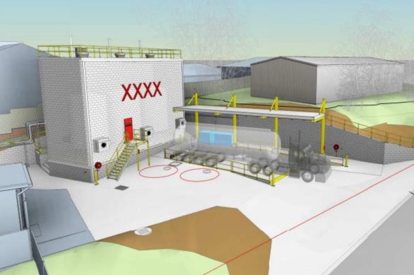 The XXXX brewery at Milton wants to produce more drinks that aren’t beer.