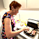 Pauline Hanson cooks a steak for Barnaby Joyce on a sandwich press in her office.