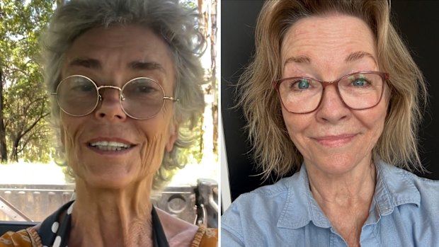 Rachel Ward (left) and Rebecca Gibney.