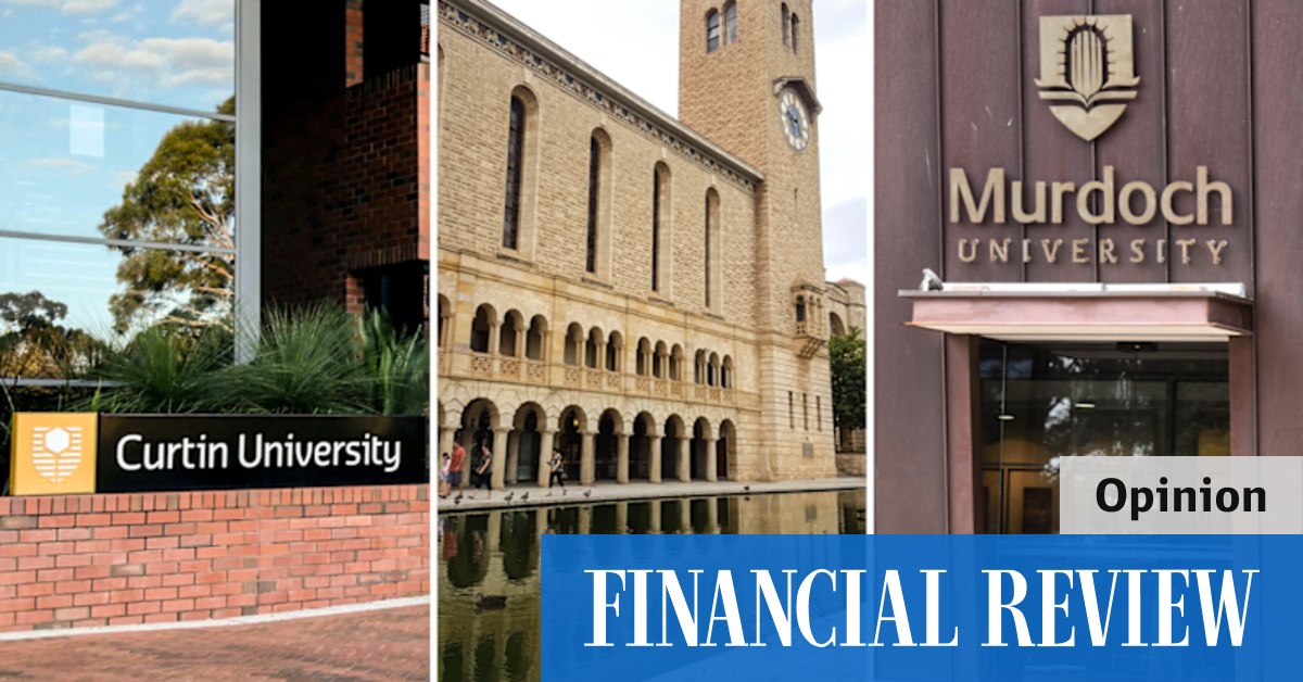 Merging WA unis is a good idea for Australia’s economic future