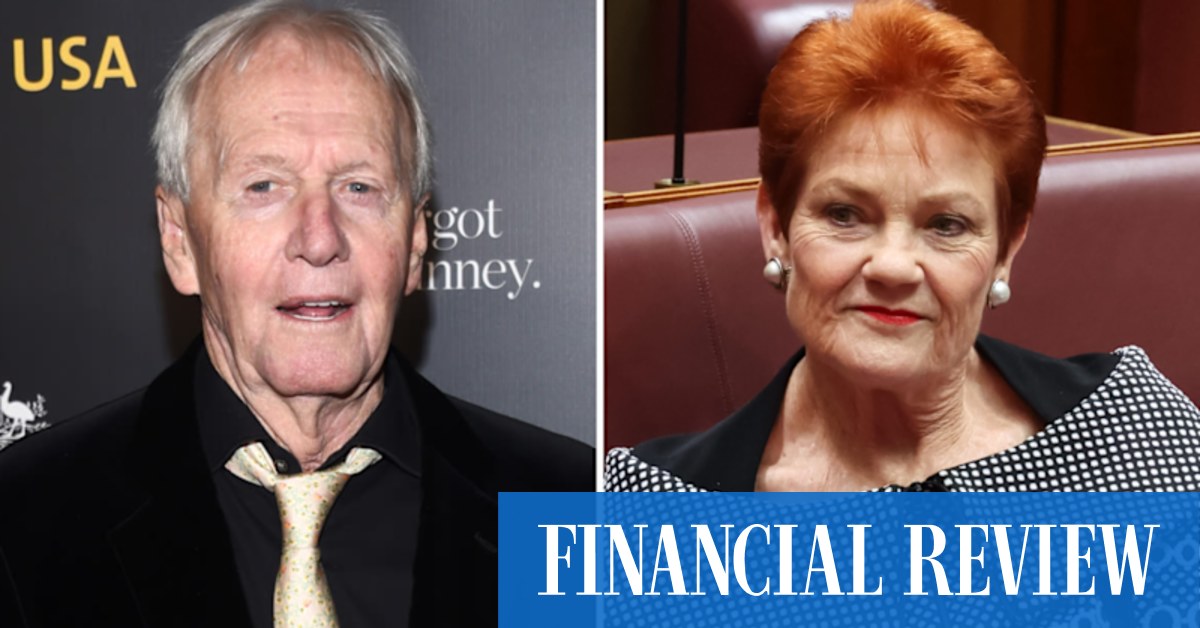 Paul Hogan rejects Pauline Hanson's praise and defends multiculturalism