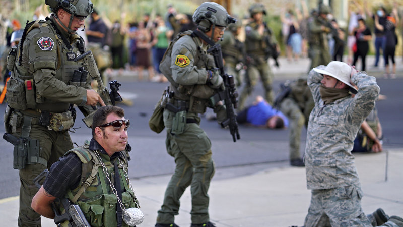 George Floyd Protests Shots Fired At New Mexico Demonstrations