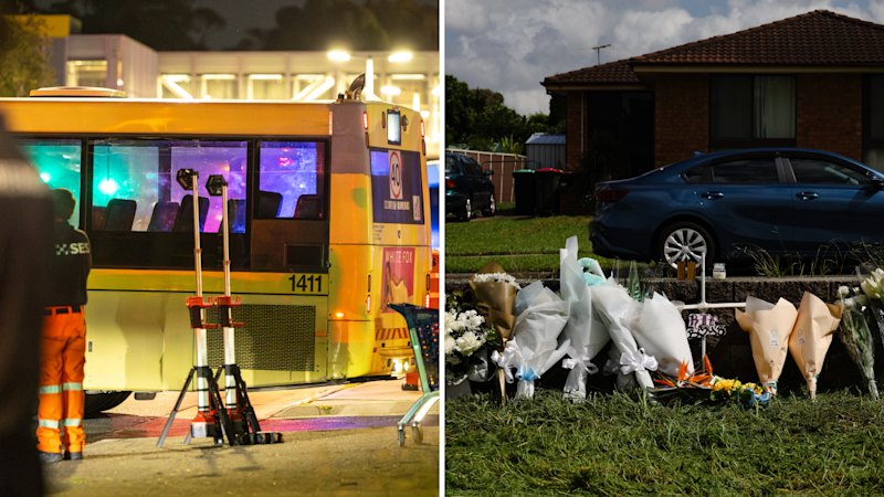 Bossley Park crash: Two teenage boys killed in motorbike collision with bus  on T-way in western Sydney