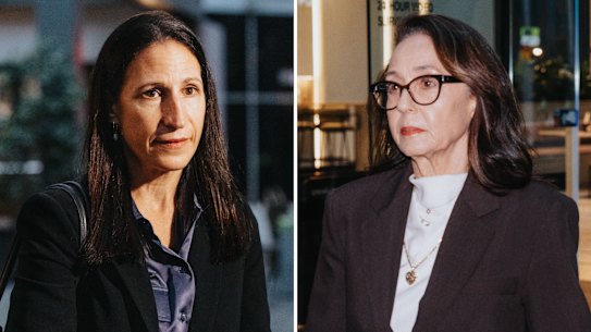 Michele Goldman, CEO do Conselho de Deputados Judeus de NSW, e Shirley Leader, vice-presidente do Conselho Nacional de Mulheres Judias da Austrália.
