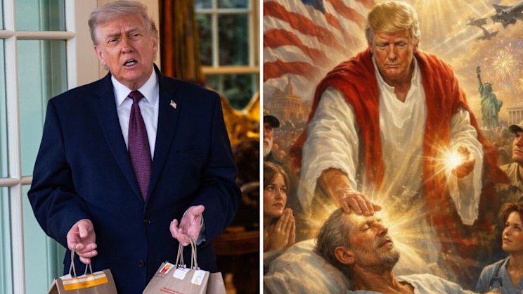 Trump Jesus image: US President claims Truth Social post depicts him as  'doctor'