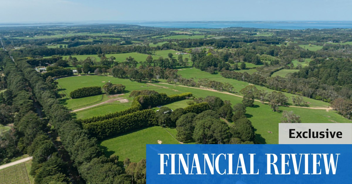 David Hains' Kingston Park stud on the Mornington Peninsula for sale with $60m estimate - Vimarsana News