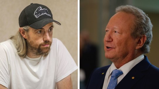 Mike Cannon-Brookes and Andrew Forrest have fallen out over the Sun Cable solar power transmission project.