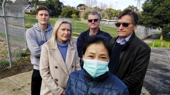 Jennifer Gong, Diane Hagqvist, Graeme Parncutt, Will Rennie and David Rennie are disappointed at the proposal and lack of consultation for the Bills Street, Hawthorn, project.