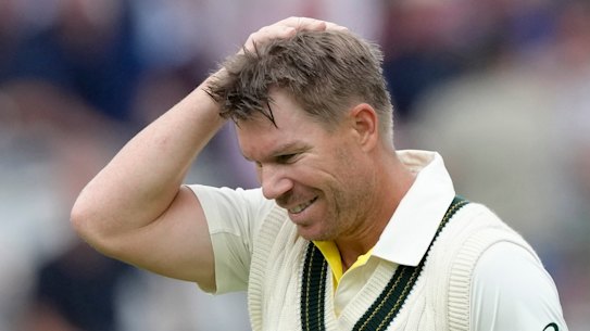 David Warner will have his injured hand looked at after the second Test.