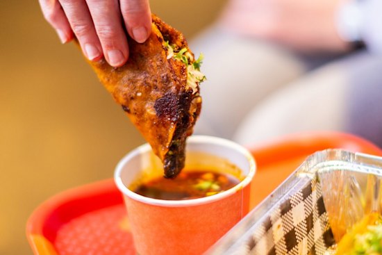 Dingo ate my Taco is bringing its signature birria tacos to the former Range Brewing site in Abbotsford.