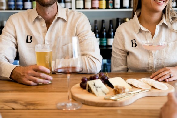 The Bodega in Dromana functions as both a bottle shop and wine bar.