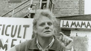 Jones promoting the production Difficult Women in 1992.
