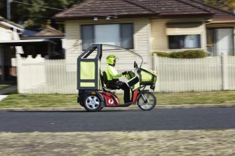 The Dutch city of Groningen is encouraging delivery drivers to use electric  bikes, similar to ones used by Australia Post.