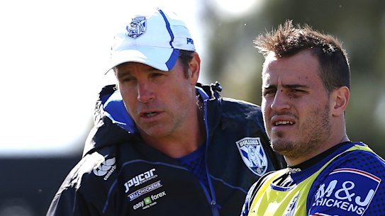 Kelly Egan at the Bulldogs in 2014.