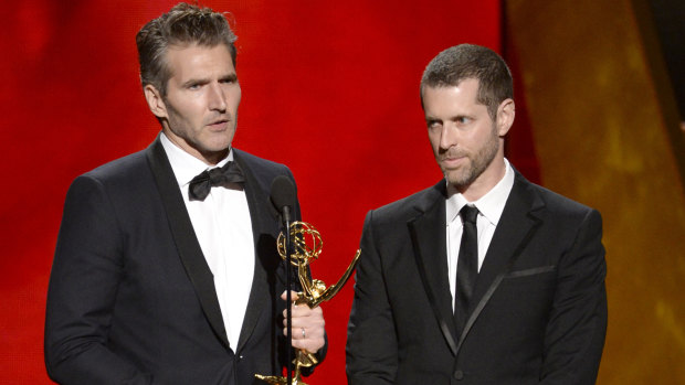 Game of Thrones showrunners David Benioff and D.B. Weiss.