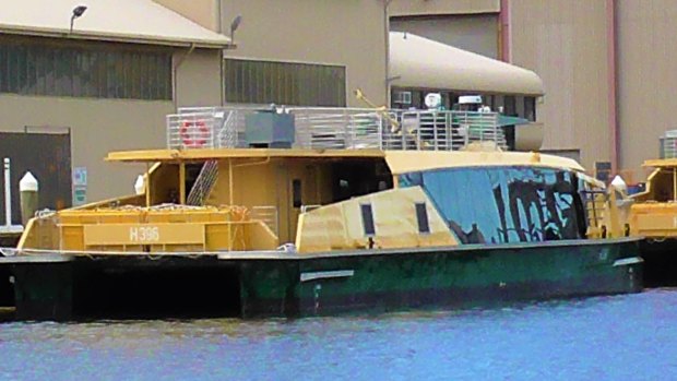Sydney's new ferries, which won't be able to accommodate passengers on the upper deck when they pass under two bridges. 
