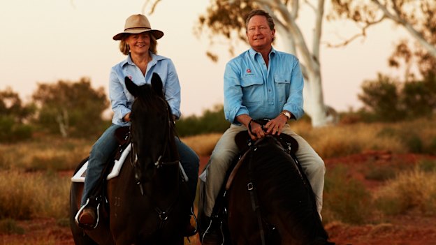 Andrew and Nicola Forrest have signed The Giving Pledge, a global movement in which billionaires like Bill Gates pledge to give away at least half of their wealth in their lifetimes.