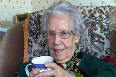 Maureen Sweeney, who reached the age of 100.