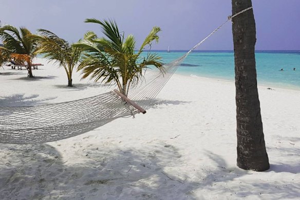 A photo shared to social media from Astill’s vacation to the Maldives.