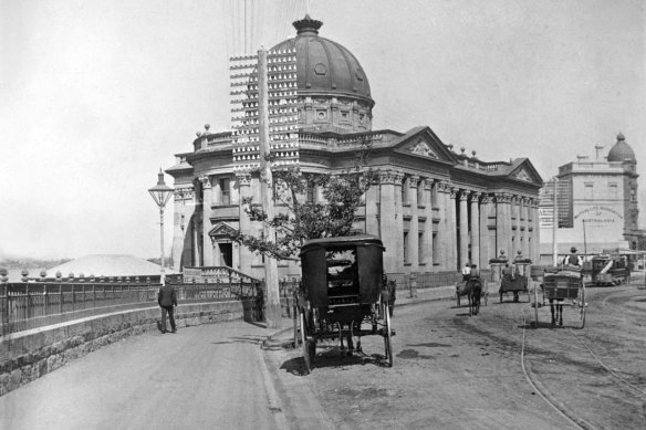 Brisbane’s Customs House circa 1906.