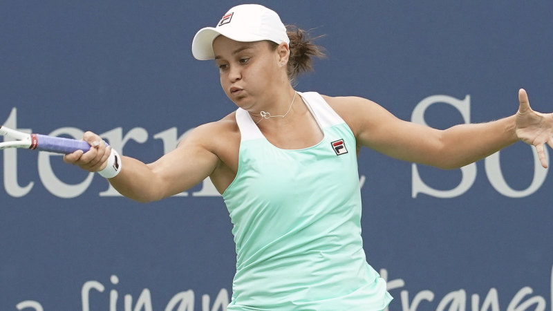 Halep Downs Barty In Cincinnati Open