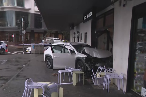 It is understood the driver suffered a medical episode before swerving off Campbell Parade and into the ice cream shop.