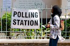A polling station in south London.