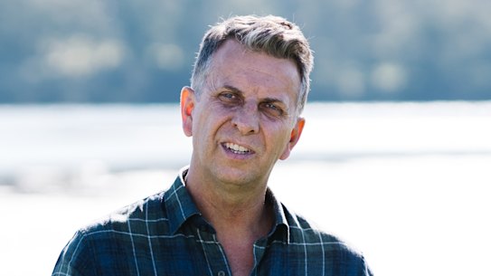 Andrew Coonstance announcing his intention to run in Ede-Monaro on Monday.