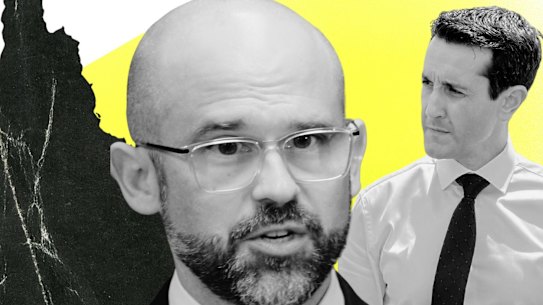 Opposition treasury spokesman David Janetski delivered the LNP’s election policy costings on Thursday – without leader David Crisafulli by his side.