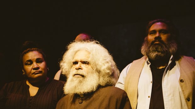 Uncle Jack Charles in La Mama's Coranderrk: We Will Show the Country.