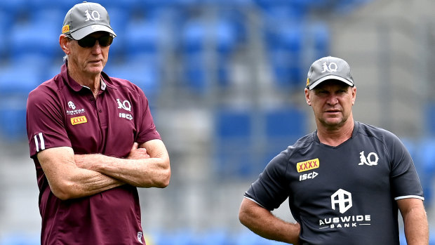 Wayne Bennett and Allan Langer have teamed up again for the Maroons.