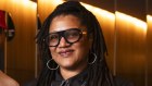 Roman Banks, who plays Michael Jackson in MJ The Musical, with Lynn Nottage, the Pulitzer Prize-winning playwright who wrote its book.