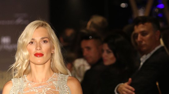 Glamorous wife on the catwalk while her Sydney husband was executed