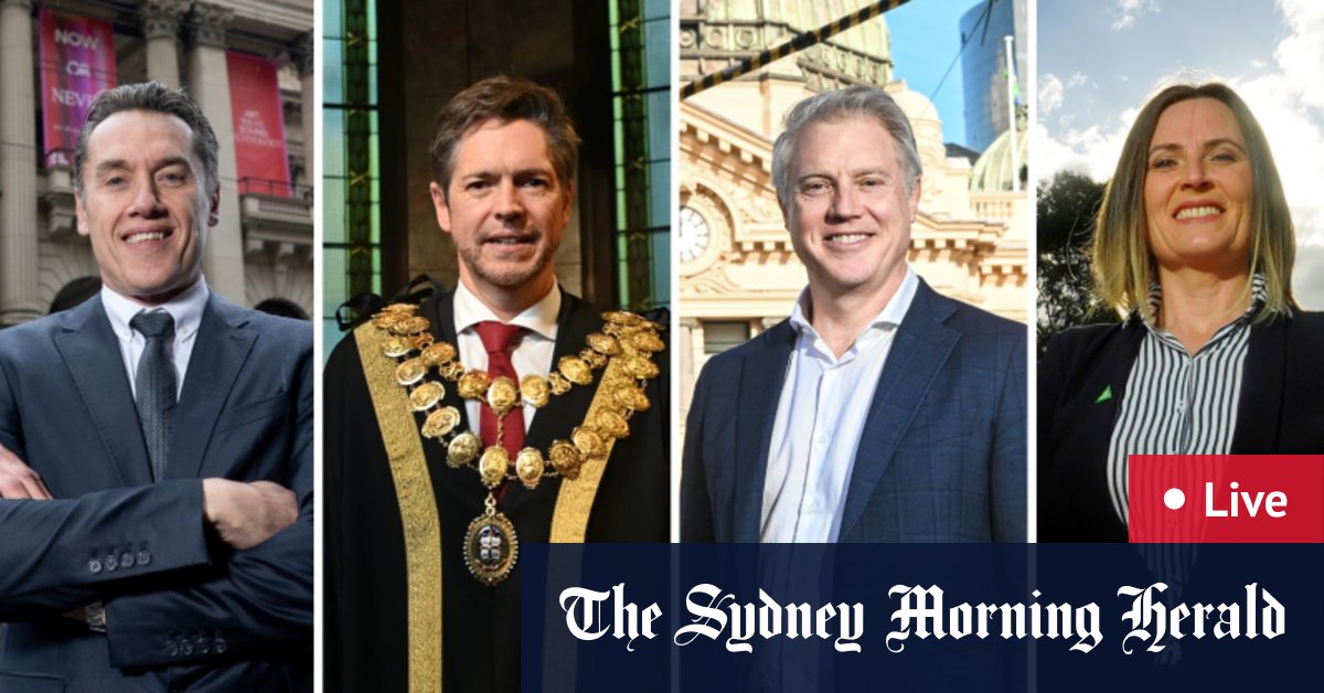 Melbourne lord mayoral debate LIVE updates Nick Reece, Arron Wood