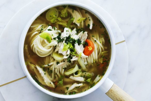 Soup with a bone broth base seems to have benefits linked to immune function.